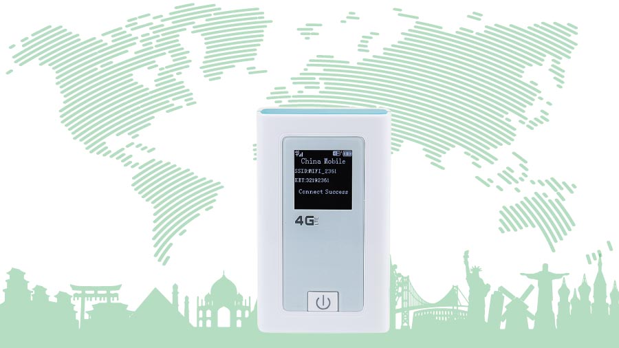 Universal 4G MiFi Router for Travel