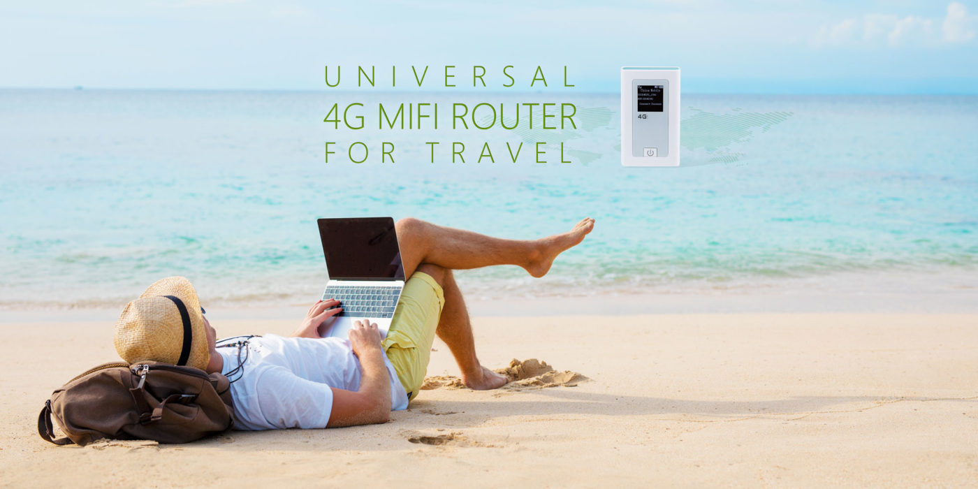 Universal 4G WiFi Router for Travel